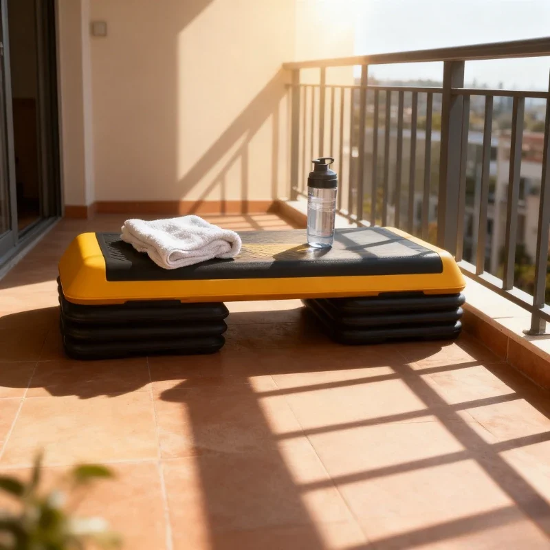 

Yellow Version Adjustable Height Multi-Function Aerobic Stepper Non-Slip Platform for Home Gym Fitness Exercise Workouts