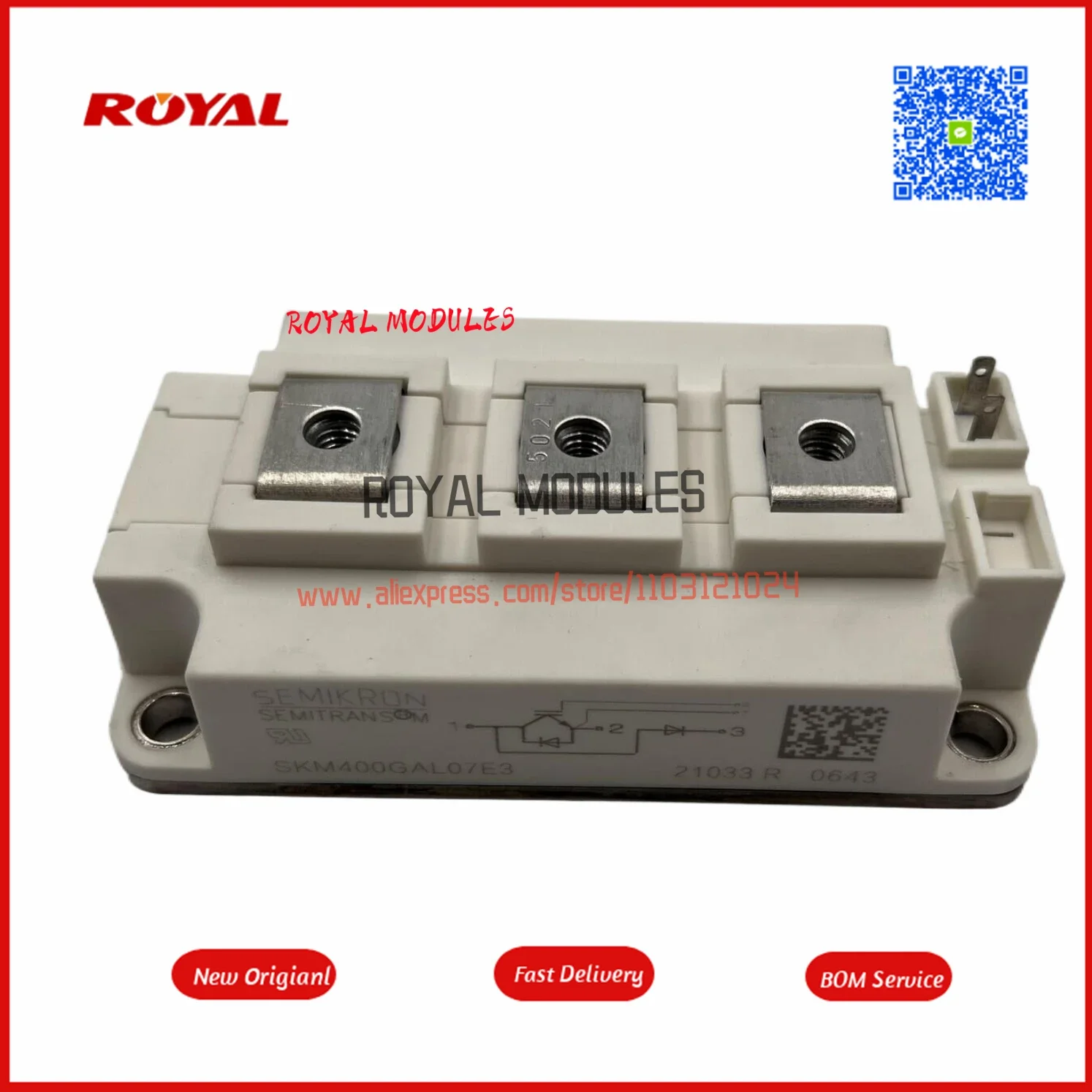 

SKM400GAL07E3 New Original Module