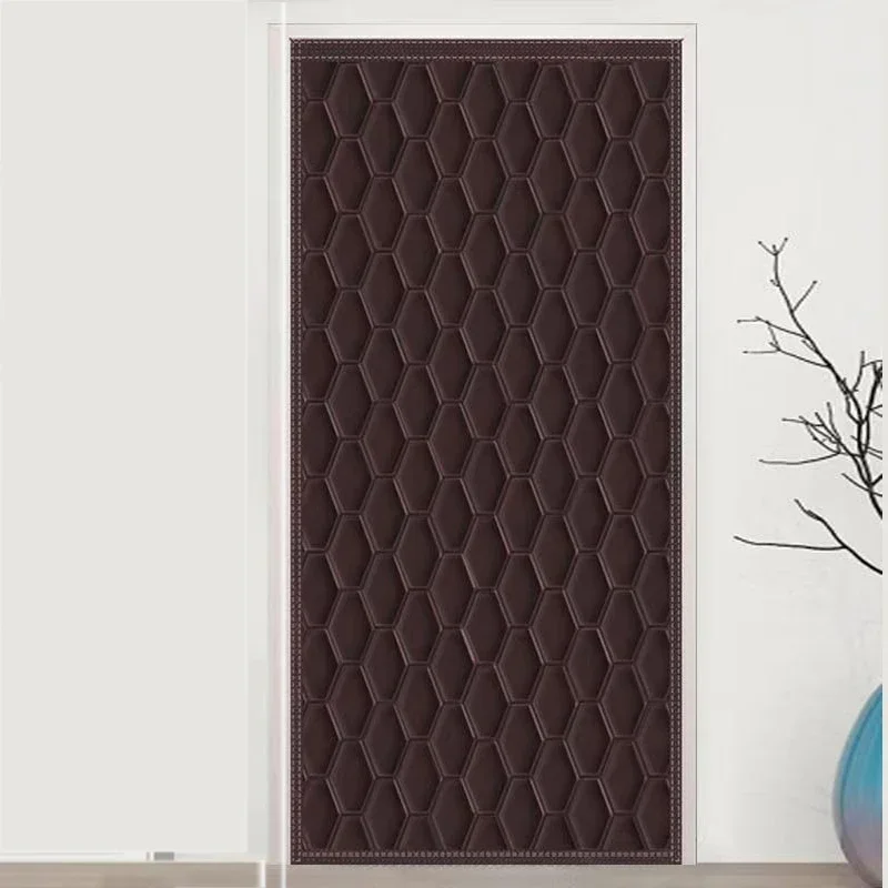 Home Winter Door Curtains Provide Warmth, Insulation, Cold Resistance, and Easy Cleaning for Home Decoration
