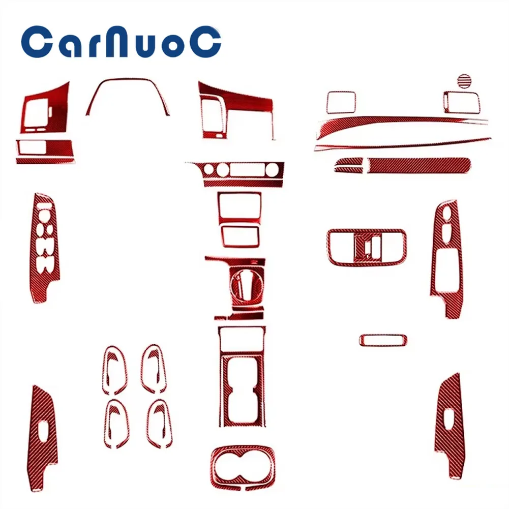 

Car Interior Decorative Stickers Accessories For Honda Civic 2006 2007 2008 2009 2010 2011 Auto Console Carbon Fiber Cover Trim
