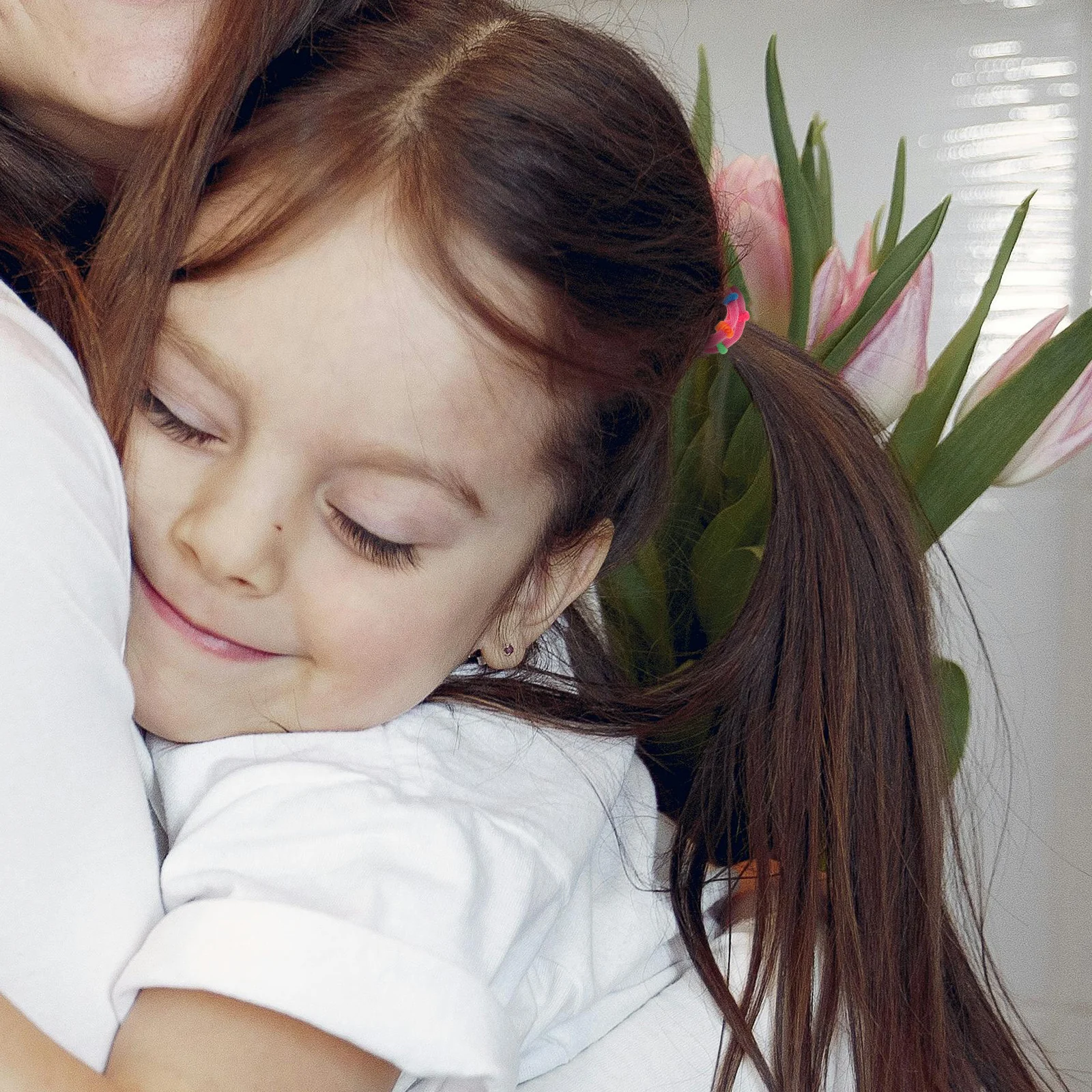 

200Pcs Soft Polyester Hair Ties Small Size High Elasticity Girls Kids Hair Accessories Candy Colors for Daily Hairstyles and