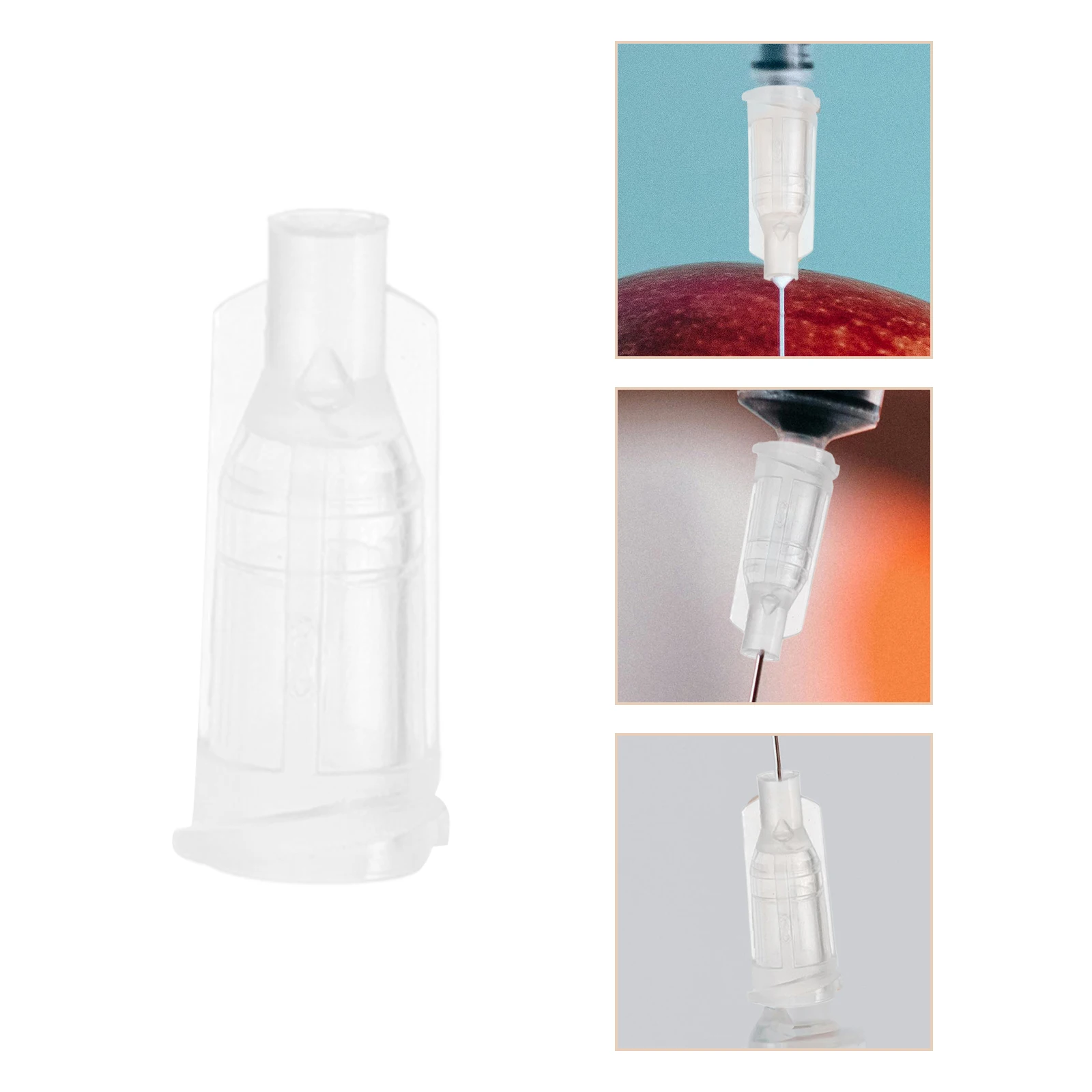 

100 Pcs Syringe Sealing Cap Luer Slip Tip Dispensing Replacement Nozzle for Precision