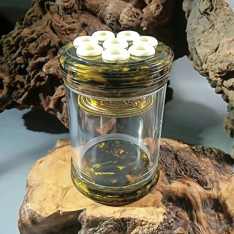 Black Grasshopper Calling Jar 1.5 Thick Brass Gall Spring