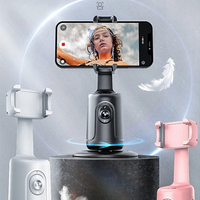 NEW P01 360 Rotation Gimbal Stabilizer AI Following Face Tracking Desktop Gimbal PTZ For Tiktok Smartphone Live selfie