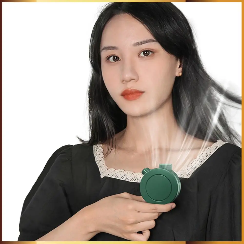 

Mini Clip Fan with 3 Speeds Handheld Fan Wearable Personal Body Fan for Outdoor Work Hiking Travel