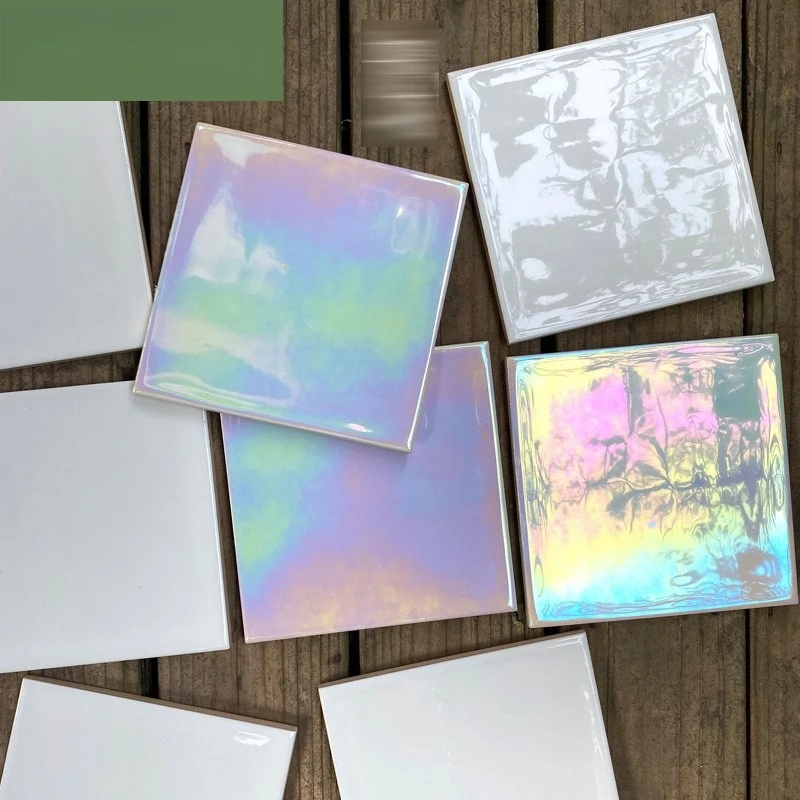 Light luxury Internet celebrity magic glazed tiles characteristic bathroom interior wall tiles