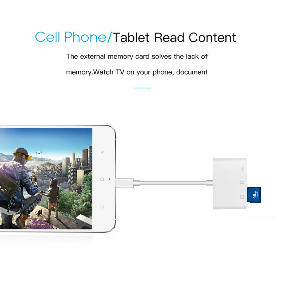 USB Typ C Kartenleser zu SD TF USB Verbindung Smart Memory Card Reader Adapter für Macbook Pro Typ-C Port