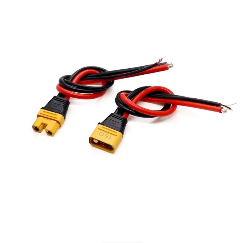 1pcs AS150U 70A Copper Plated Male/Female Plug Connector Resistance Adapter Cable 35cm For RC Racing Drone FPV Model Spare Part