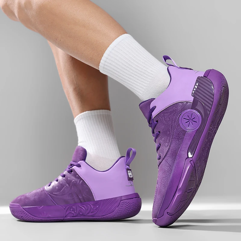 Lightweight Athletic Basketball Shoes, Durable Wear Resistant Material, Shockproof Buffer, Casual Street Style Outdoor Training