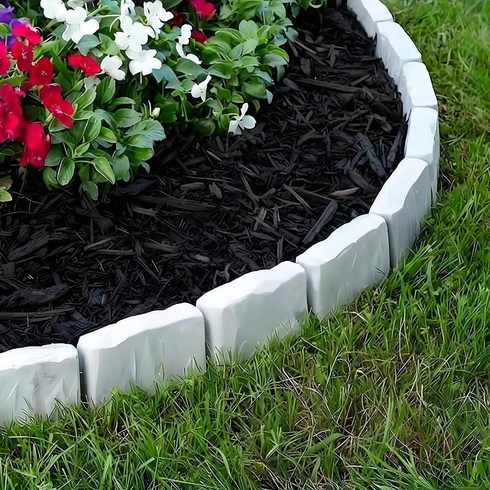 10x Landscape Garden Border Replace Gifts Easy Installation Pathways Accessory