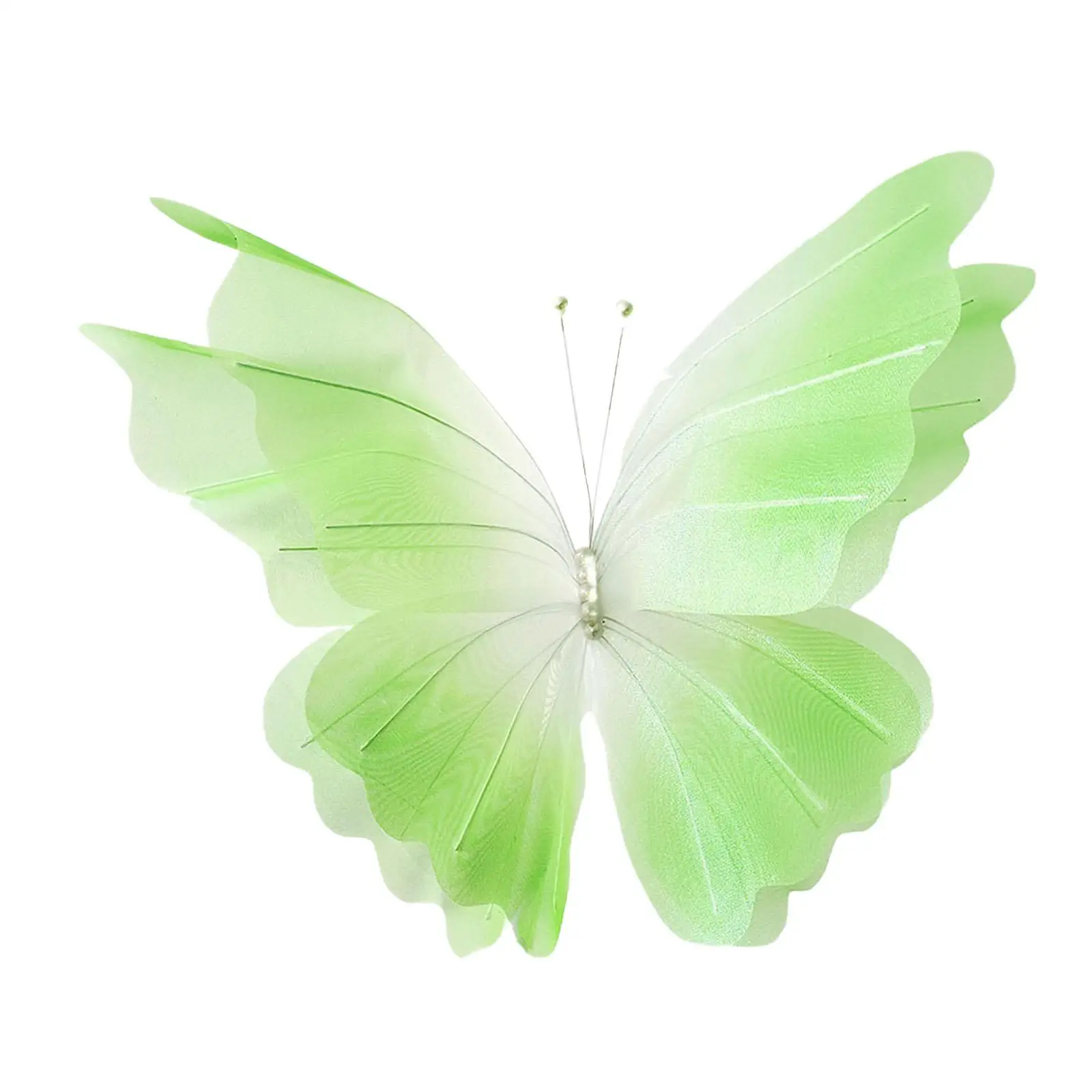 Gauze Butterfly Backdrop DIY Display Large 3D Flower Butterflies Decoration for Birthday Bridal Shower Party Indoor Outdoor