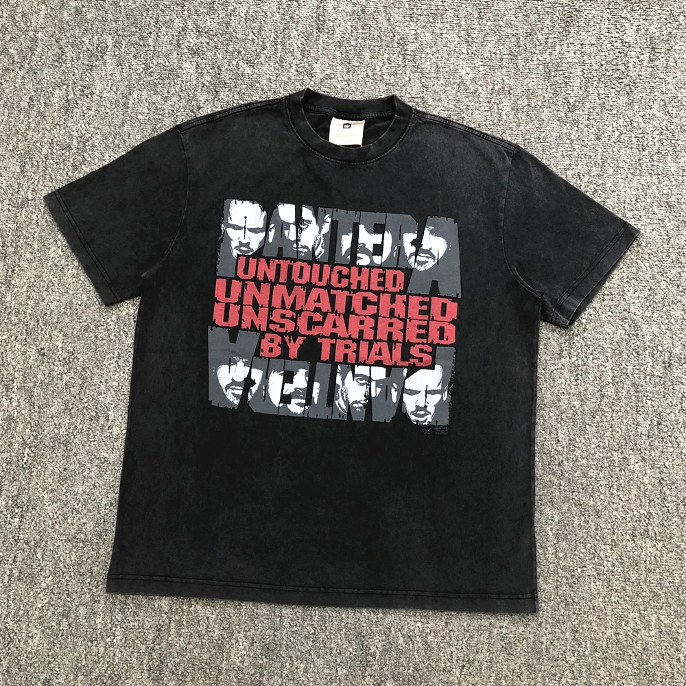 

Yao Fashion Graphics Print Streetwear Summer Daliy Wear Baggy Loose Casual Men Tops Tee Vintage Band Rock T Shirt For Men Unisex