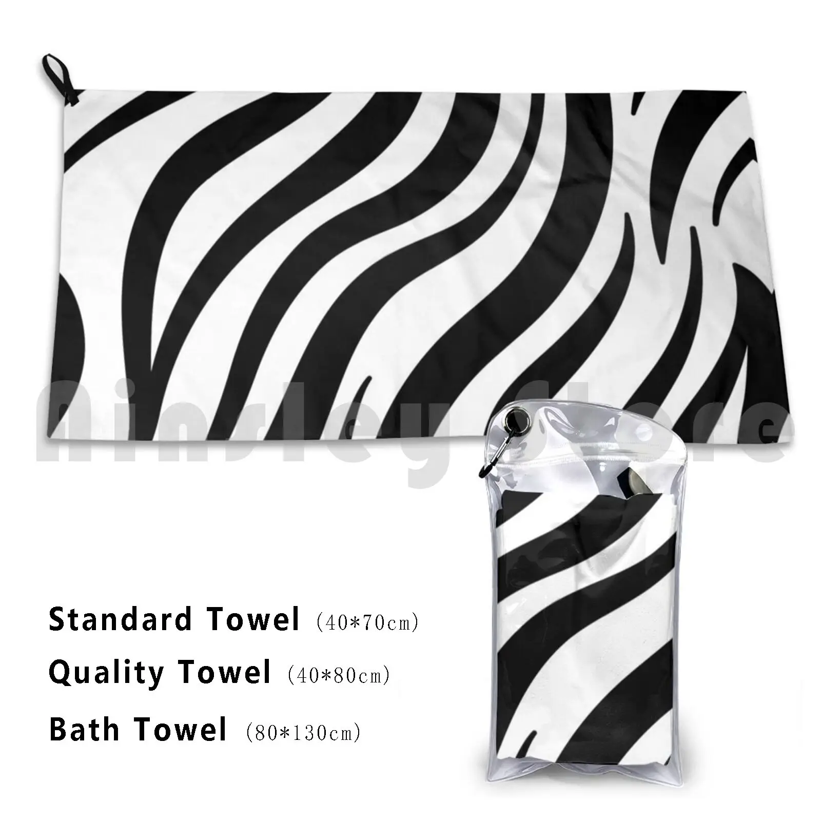 Funny Zebra For Kids Men And Women Gift Bath Towel Beach Cushion Camo Camouflage Bandanas Disposable