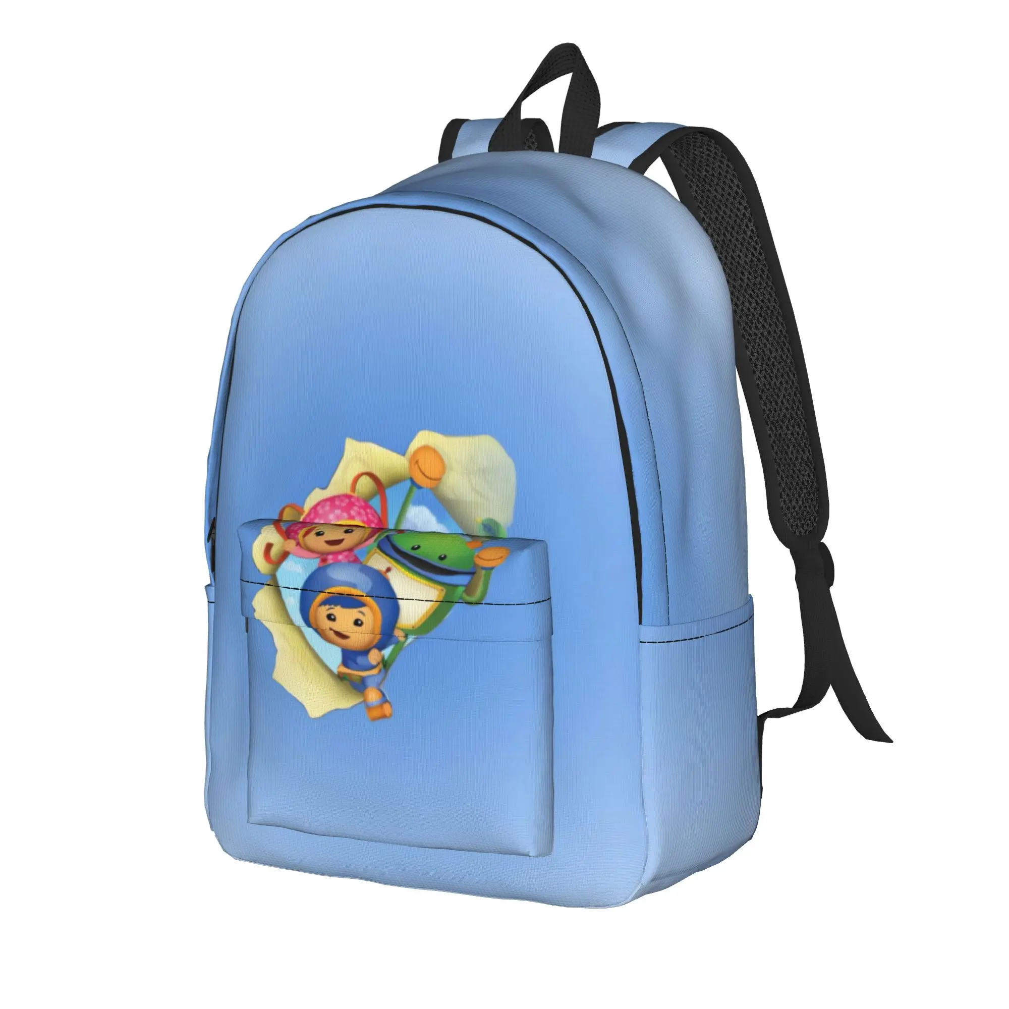 Sky Cute Group Team Umizoomi Backpack  Fun Backpacks Women Travel Big School Bags Colorful Rucksack