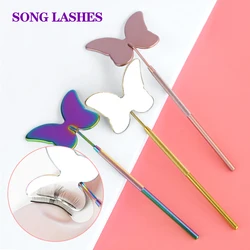 SONG LASHES 173mmX64mm Butterfly Eyelash Inspection Mirroror Eyelash Extensions Makeup Tool  Smooth Anti-fog Check Mirror