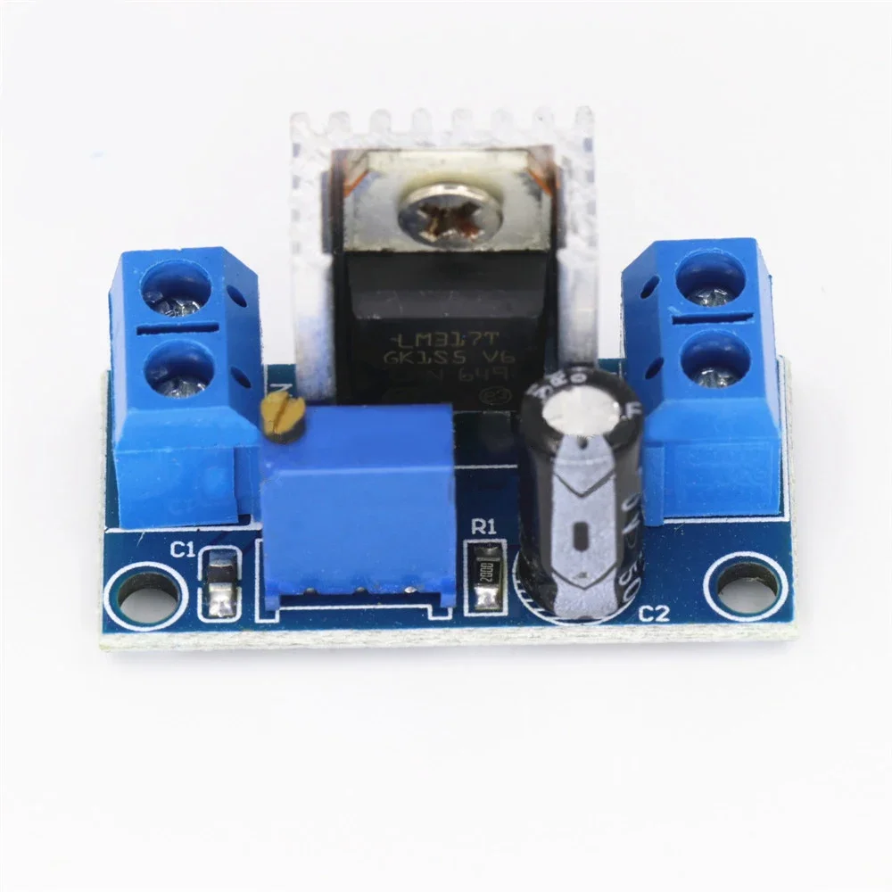 1/5pcs LM317 DC-DC Adjustable Voltage Linear Regulator Power Supply 4.2-40V To 1.2-37V Step Down Buck Converter Board Module