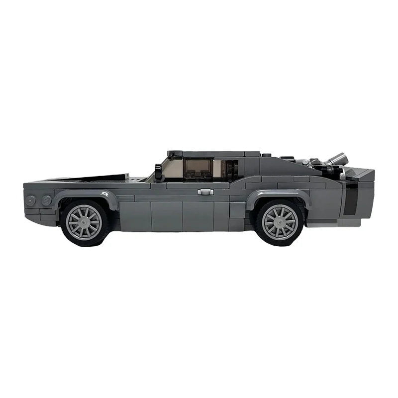 420pcs MOC City Champions Dom S Dodge Charger R T Ice Model Building Toy Christmas Gift Blocks Architecture Idea Education Brick