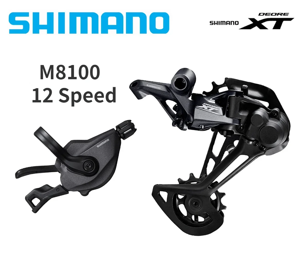 SHIMANO DEORE XT M8100  SGS Rear Derailleur RD-M8100  Shifter Lever 12v 2V MTB Mountain Bike SHADOW RD 1x12 speed