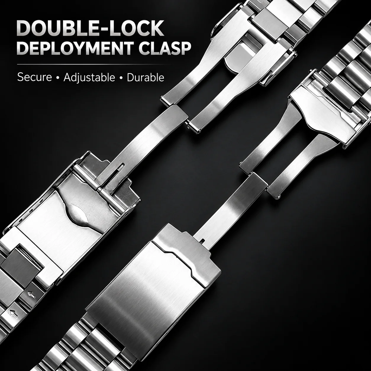 20mm 22mm Watchband For TAG heuer watches High qualit Stainless steel male strap silver bracelet with folding buckle BAND