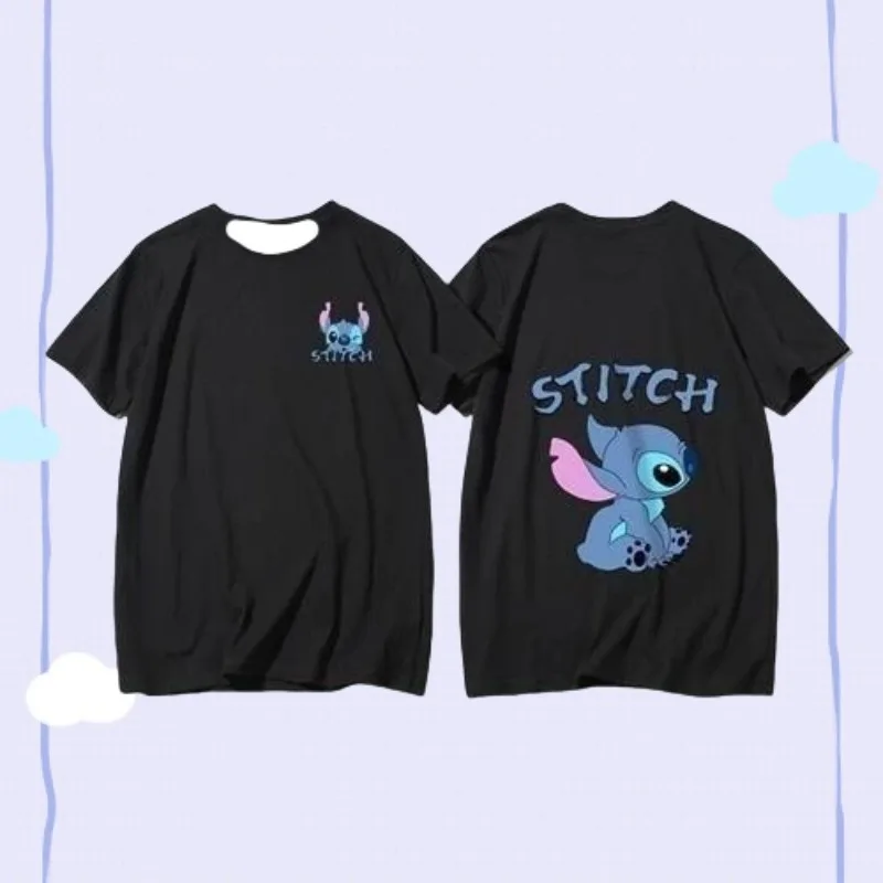 

MOTO-Disney, милая повседневная футболка с короткими рукавами и 3D принтом для мужчин и женщин, свободный топ, дизайн для пар, летняя мода