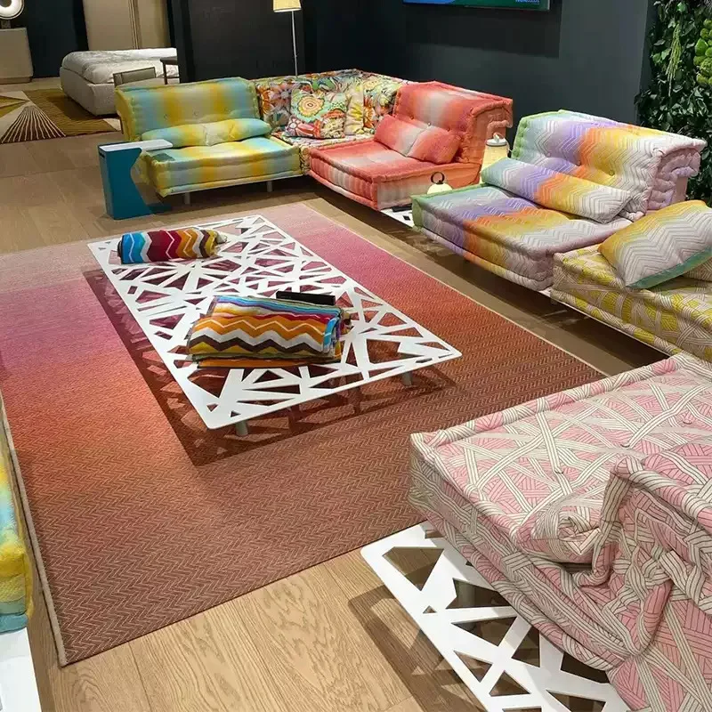 Middle East Arabian fabric sofa splicing personalized large apartment free lazy leisure sofa