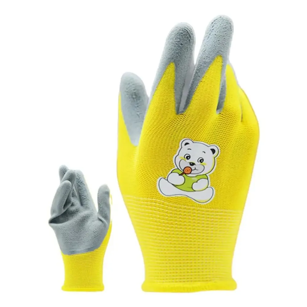 Portable Polyester&Latex Gardening Gloves Waterproof Non-Slip Yard Work Gloves Safety Garden Supplies Yard Work