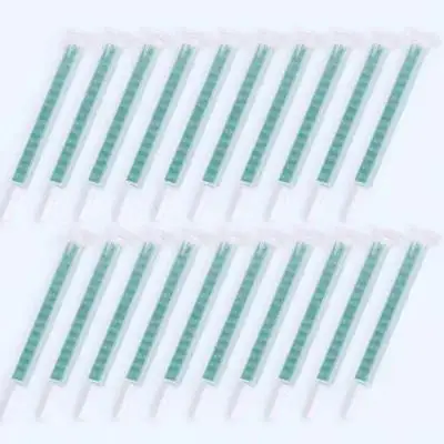 

50pcs Ab Glue Mixing Nozzle Tube Epoxy Resin Mixer Filling Tool For Diy Repair Light Portable Durable Static Mixer Lab Measuring