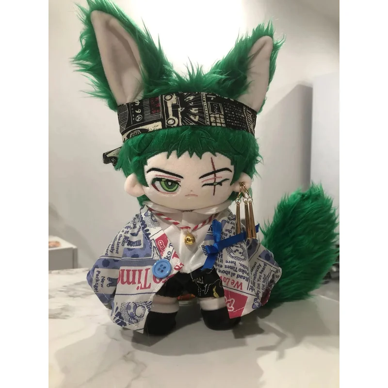 

Аниме-игрушка One Piece: Ророноа Зоро, 20 см, хлопковая кукла, мягкая плюшевая игрушка, портативные аксессуары, подарок на праздник