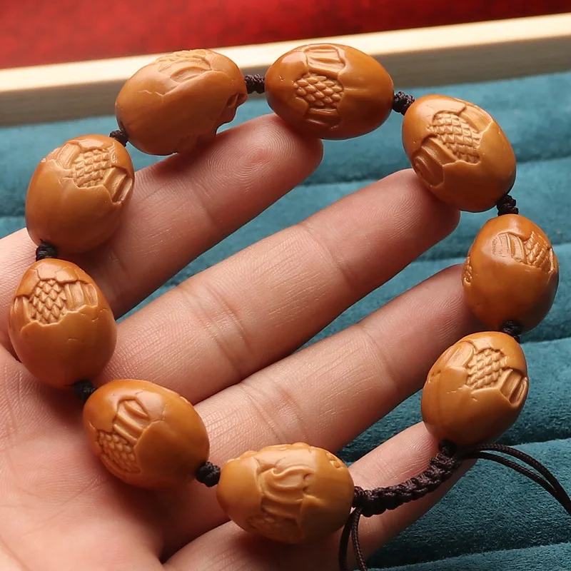 Nut Carved Egg Dragon Baby Bracelet Stone Breaking Sky Surprise Olive Hu Small Seed Cute Crafts Handheld Hand Piece