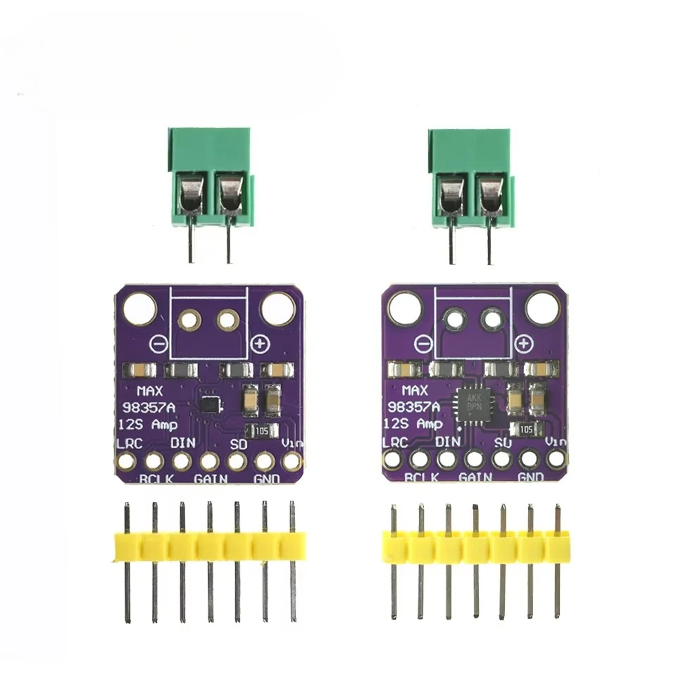 MAX98357A I2S Audio Amplifier Module DAC 3W Class D I2S DAC Module Filterless Amp for ESP32 ESP8266 Raspberry Pi