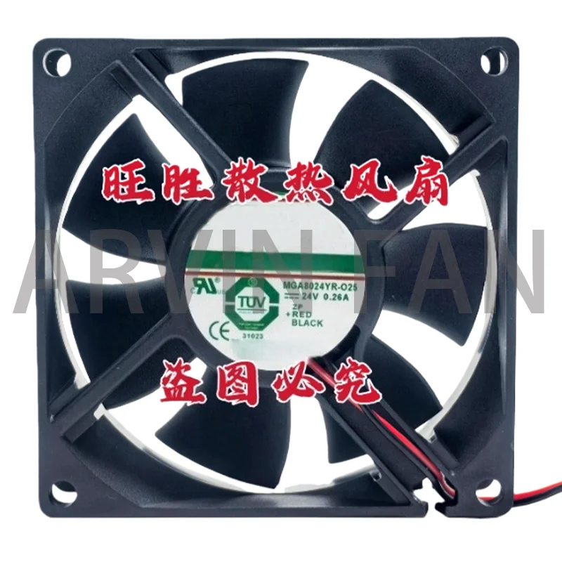 

Brand-new MGA8024YR-025 24V 0.26A 8CM Inverter Cooling Fan