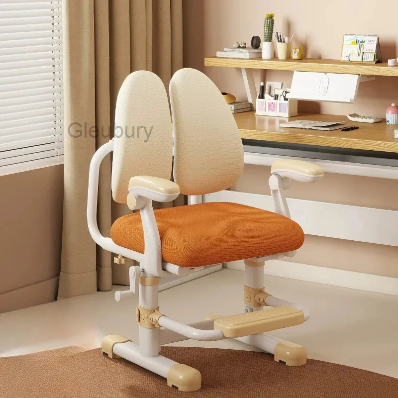 Children's Study Chair with Adjustable Backrest,school Student Writing Chair,dedicated Desk Chair,household Stool