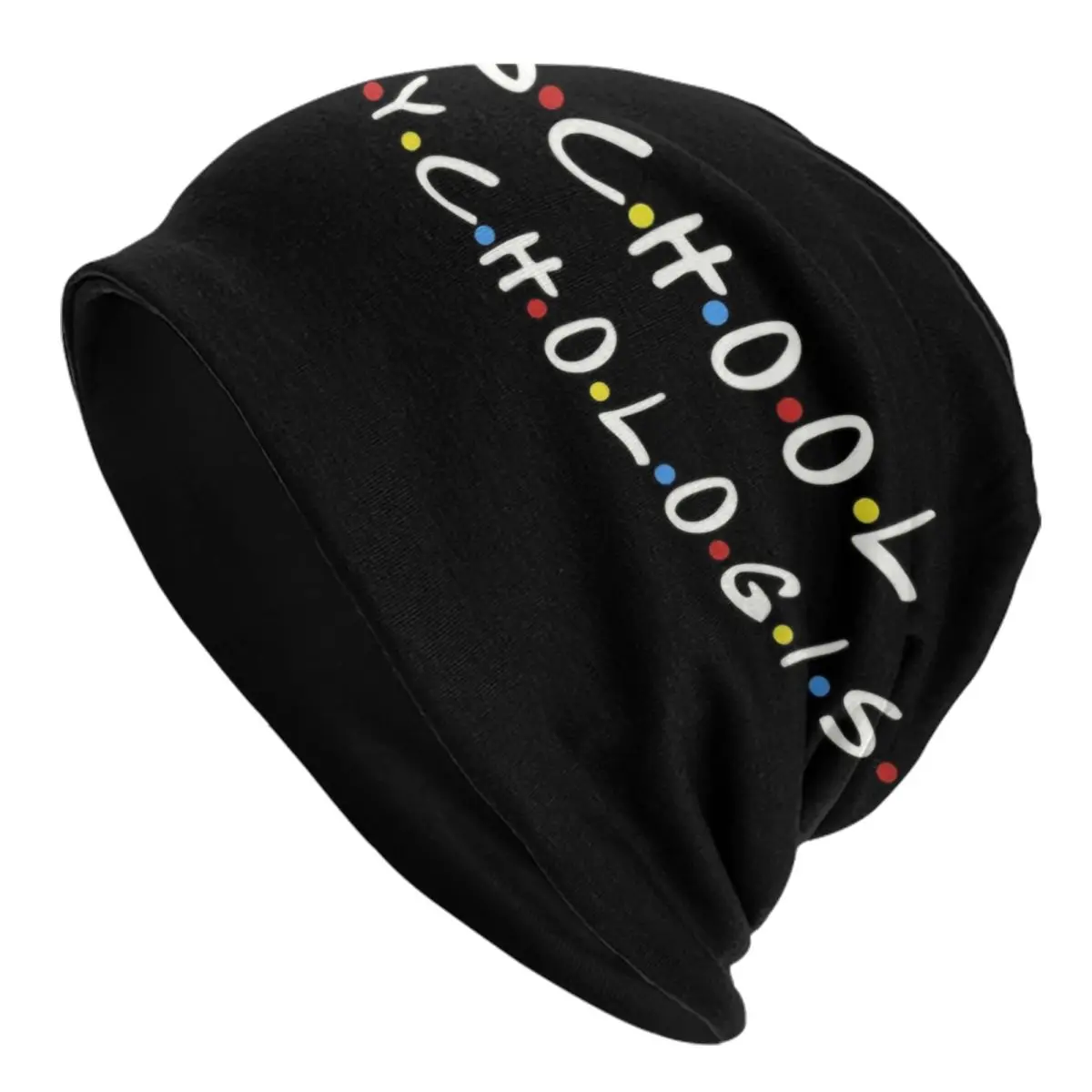 School Psychologist Skullies Beanies Caps Streetwear Winter Warm Knitting Hat Unisex Science Psychology Teacher Gift Bonnet Hats