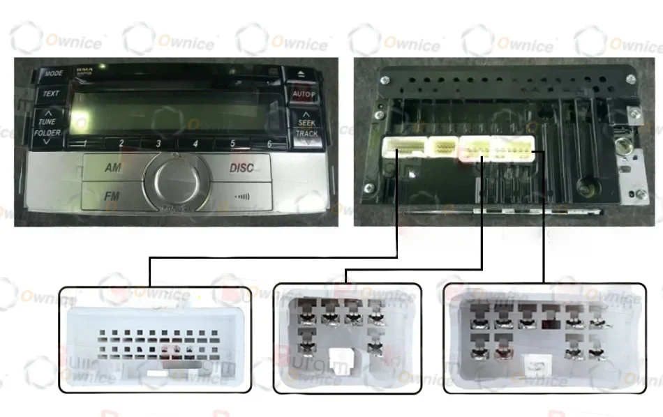 Ownice 9 Double Din Car Radio Multimedia Video Player Frame For TOYOTA RUSH / DAIHATSU TERIOS 2006 - 2016 Dash Fitting Panel