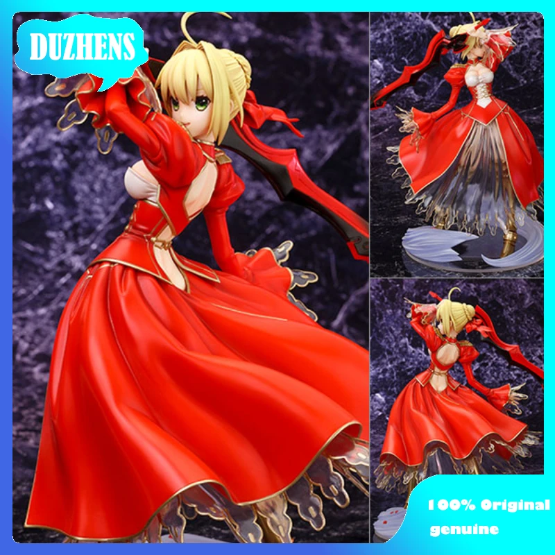 

100% Original:Anime Fate/EXTRA Nero Claudius Red saber 23cm PVC Action Figure Anime Figure Model Toy Figure Collection Doll Gift