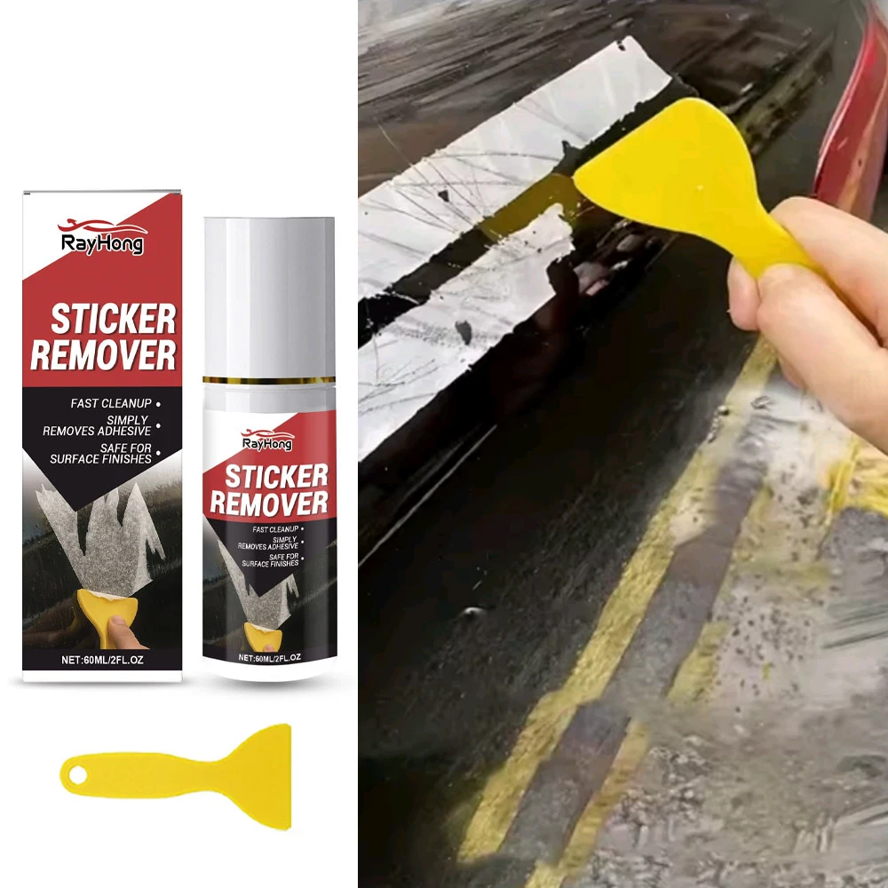 1-3pcs Cleaning Car Windows Glass Body Powerful Adhesive Remover Spray Glue Residue Remover for Sticker Label Tape Marks Decal