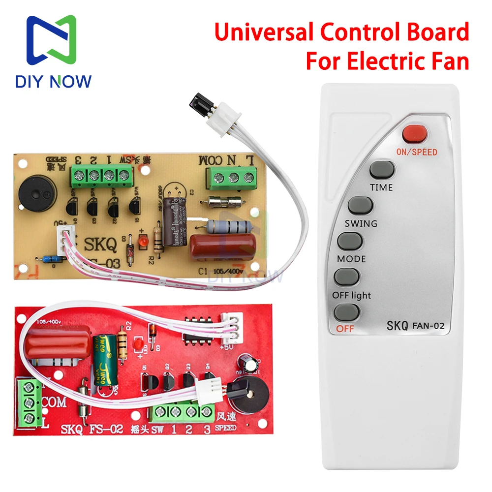 Universal fan remote control board compatible with floor fan shaking fan table fan modification board circuit control motherboar