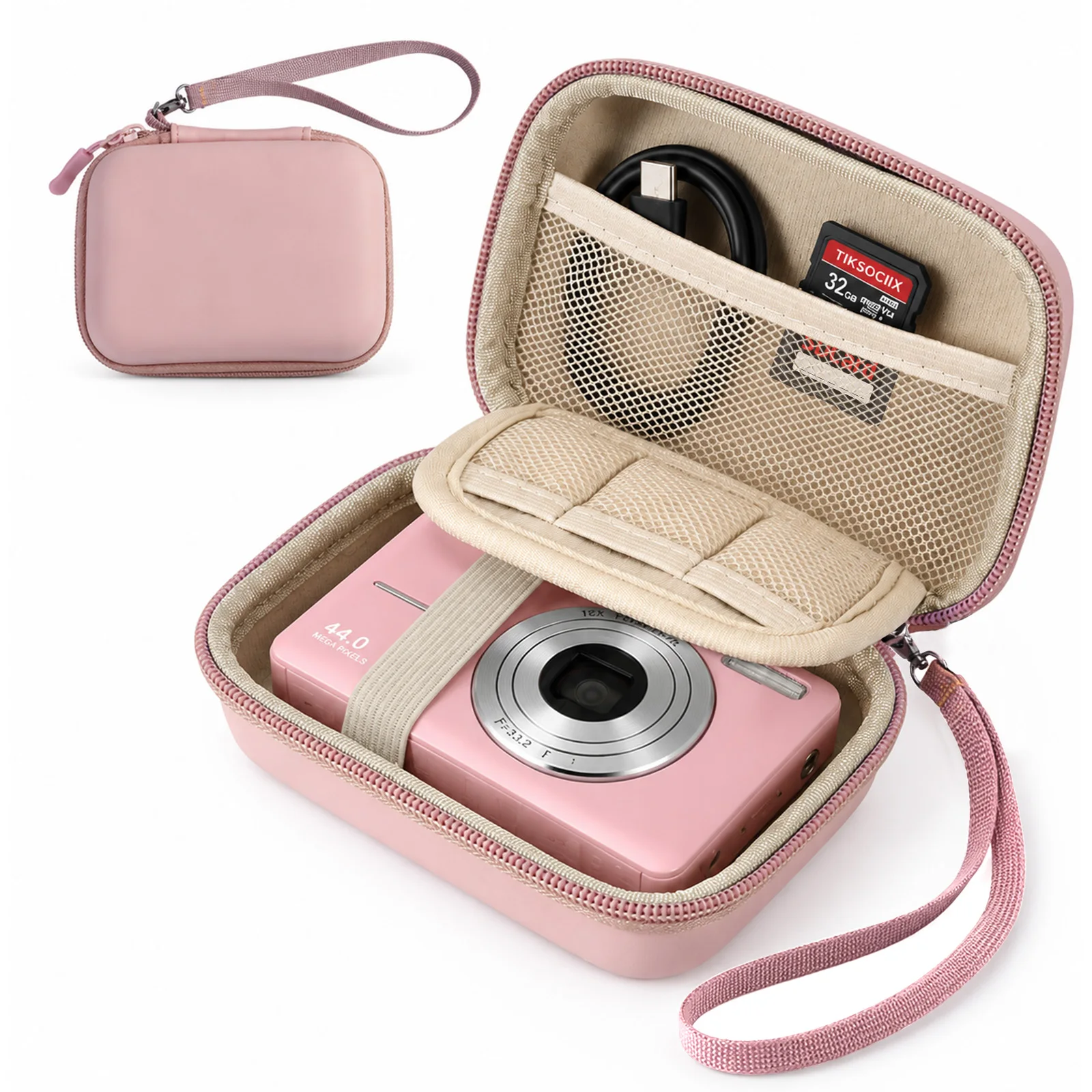 Camera Case for Digital Camera CAMKORY DC403 / KODAK FZ55/ FZ45 and More Digital Camera,Small Compact Travel Camera Bag