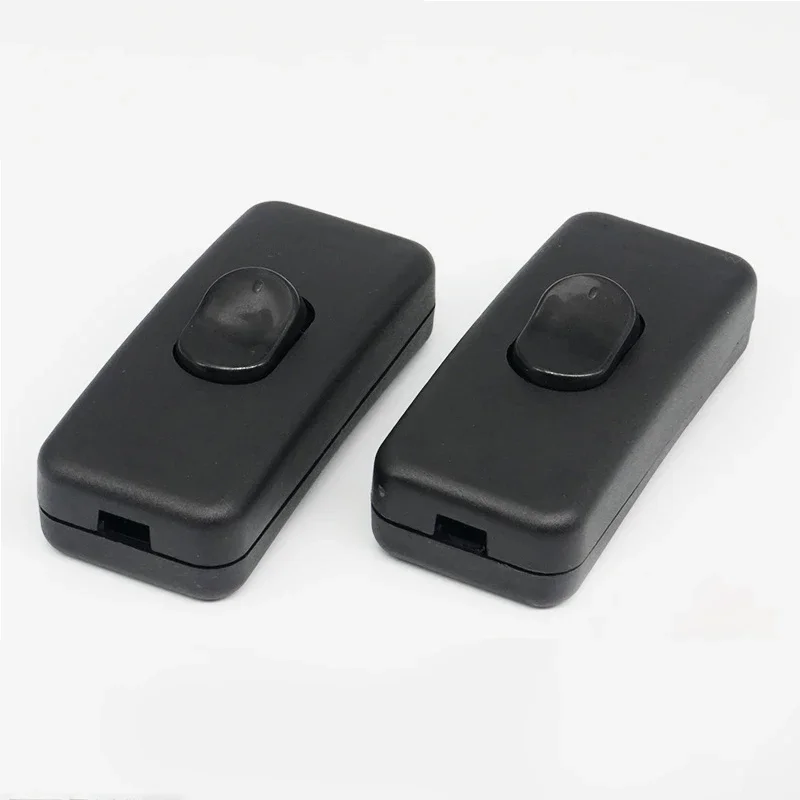 Light Switch AC  ON/OFF Table Desk Lamp Cord Toggle Rocker Switches Control For LED Lights Wiring Electric Switch
