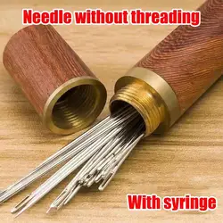 30Pcs Blind Needle Elderly Needle-side Hole Hand Household Sewing Stainless Steel Sewing Needless Threading DIY Jewelry