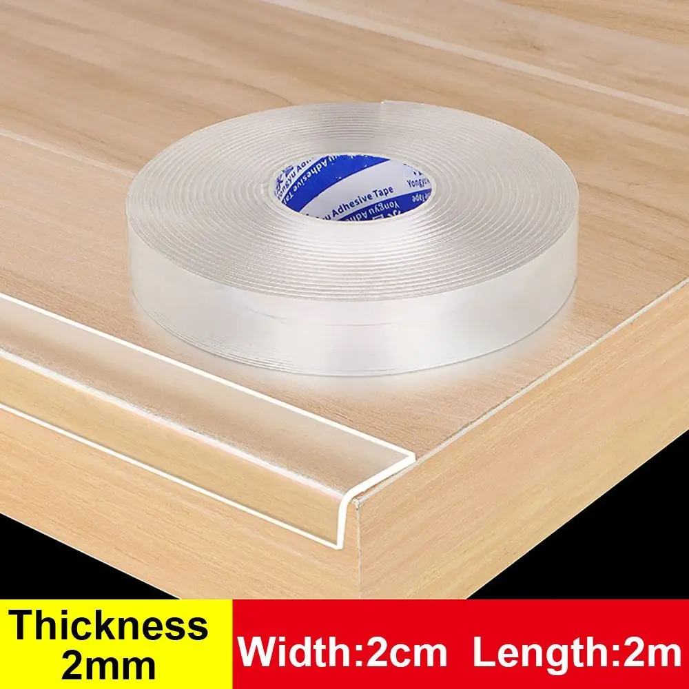 

Collision Proof Table Edge Guard Tape Self Adhesive Transparent Protective Strip Soft Thickened Furniture Corner Bumper