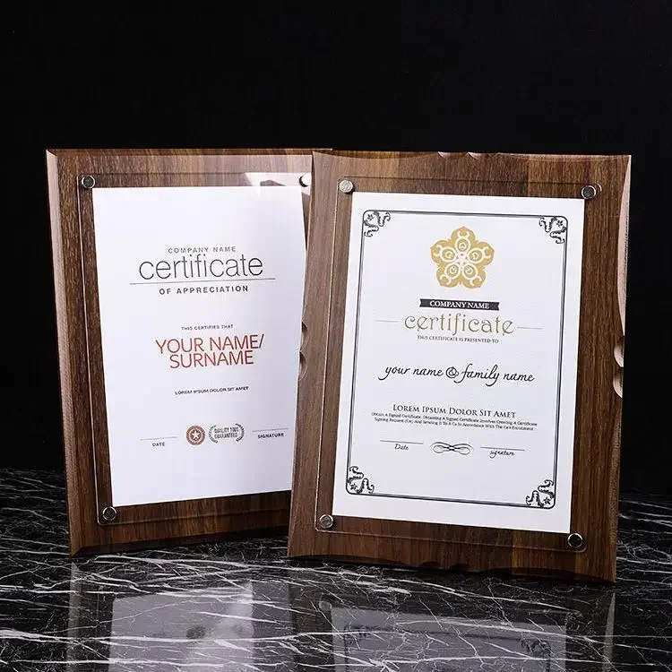 A4 Honor Certificate Box Authorization  Medal Mounting A3 License Certificate A4  Wall Hanging