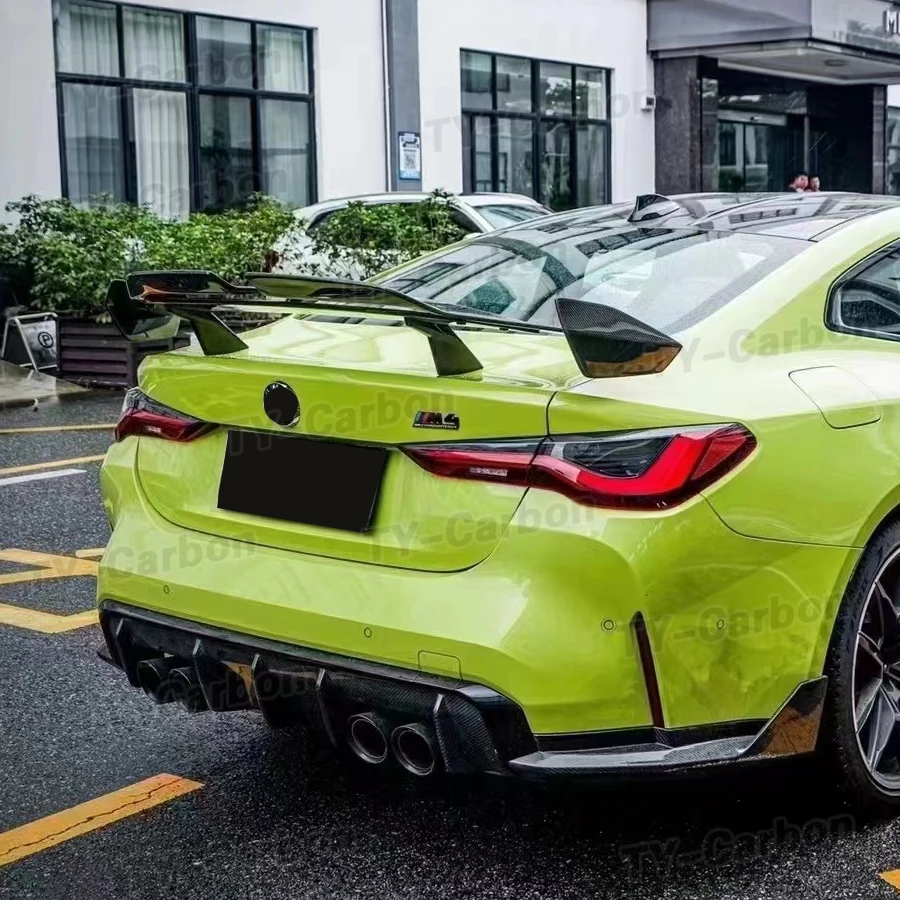 Rear Spoiler Tail Wing For BMW G22 F30 G20 G82 M4 G23 G26 G30 G42 M2 G90 M5 G20 G80 M3 Real Carbon Fiber Trunk Spoiler Wing FRP