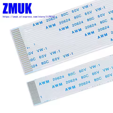 AWM 20624 80C 60V VW-1 Reverse Flexible FFC cable