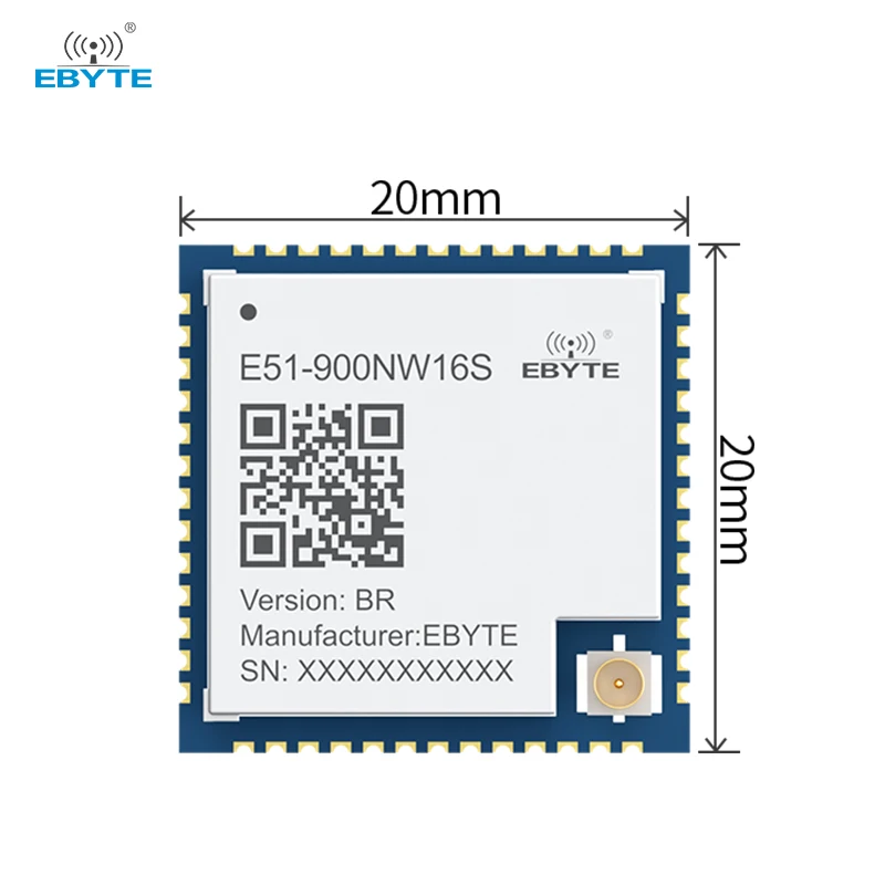 EFR32FG25 470/900MHz 16dBm Wireless Module WI-SUN OFDM FAN1.1 Self-Networking EBYTE E51 Series Low Power Consumption Module
