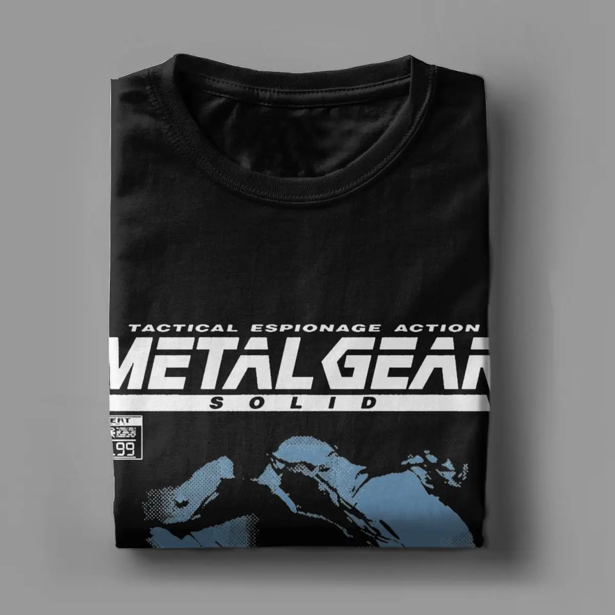 Men Women MGS1 Solid Snake Game T Shirt Metal Gear Cotton Tops Funny Short Sleeve O Neck Tees Classic T-Shirts - view 3