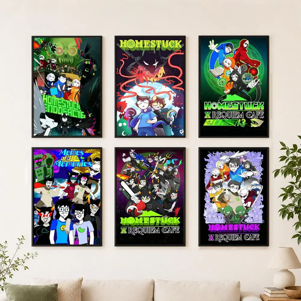 comic Homestuck Poster Poster Large Unframed Wall Art Modern Minimalist Decor Print for Living Room Home