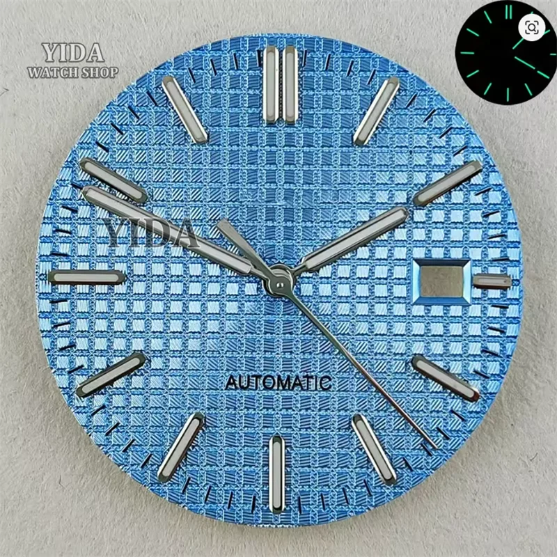 NH35 dial hands green luminous 31.8mm dial+pointers suitable for Royal oak NH35 NH36 4R 7S movement NH35 case watch repair tools