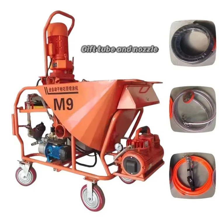 Diesel Cement Spray Machine Gypsum Mortar Spraying Machine Mortar Spraying Machine Factory Supply
