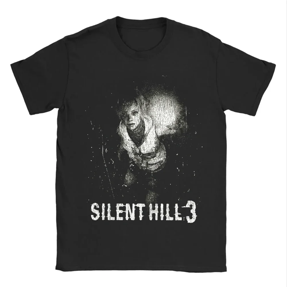 Silent Hill 2 3 Videogioco Nero Retro Gaming T-shirt Tee Uomo Donna Vacanza Casual Manica corta Tee Top T-shirt allentata Estate